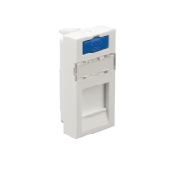 Накладка для розетки телефонной, компьютерной RJ, 45х22,5 мм (белый) LK45  | 87001 | Ecoplast