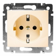 Valena DIY Розетка в рамку с заземлением слоновая кость | 695612 | Legrand