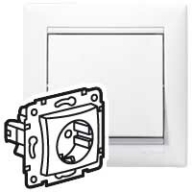 Valena DIY Белый Розетка 1-ая с/з | 694280 | Legrand